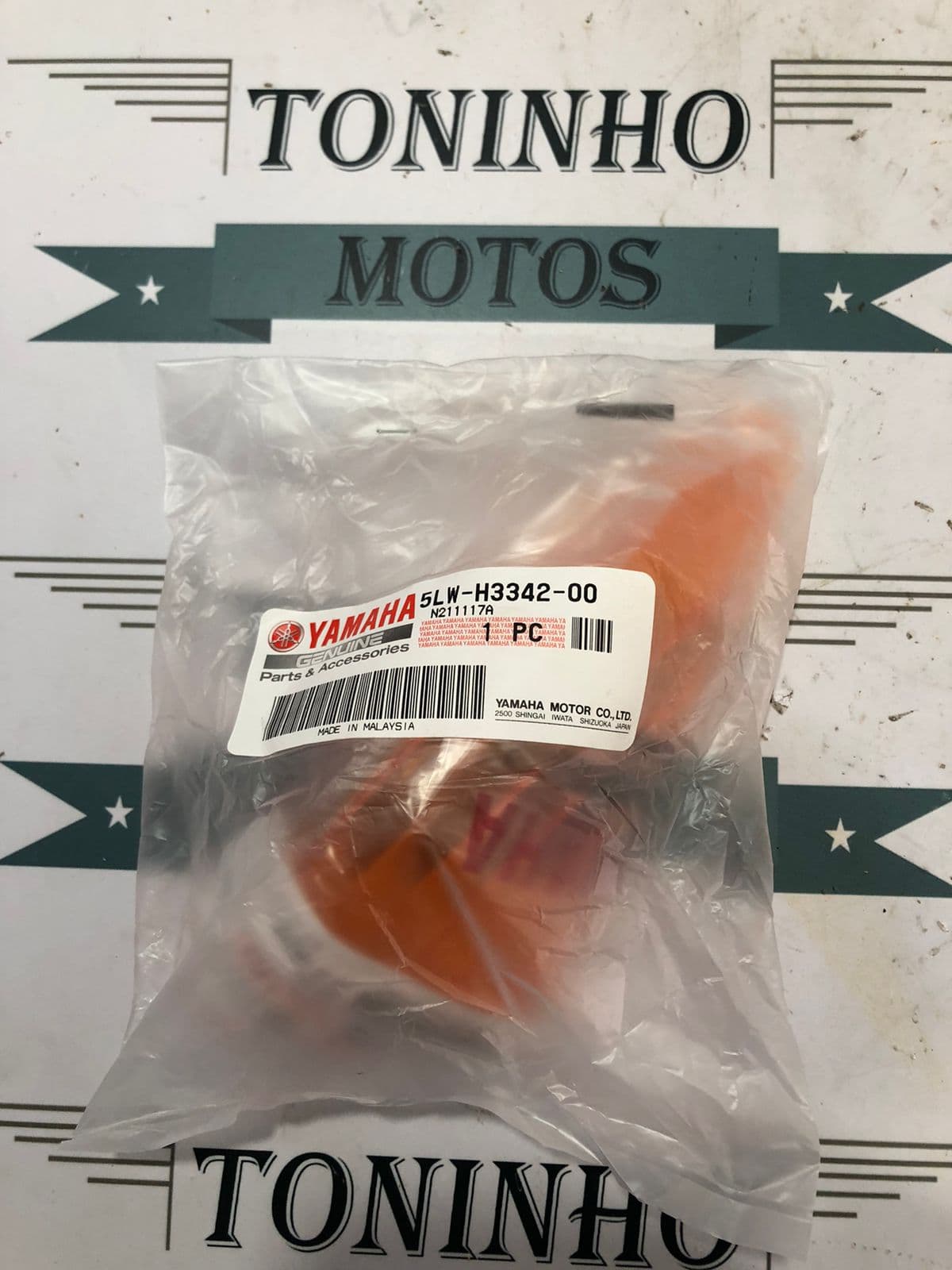 LENTE DO PISCA TRASEIRO LADO DIREITO YAMAHA NEO 2005 Á 2007 — imagem 3