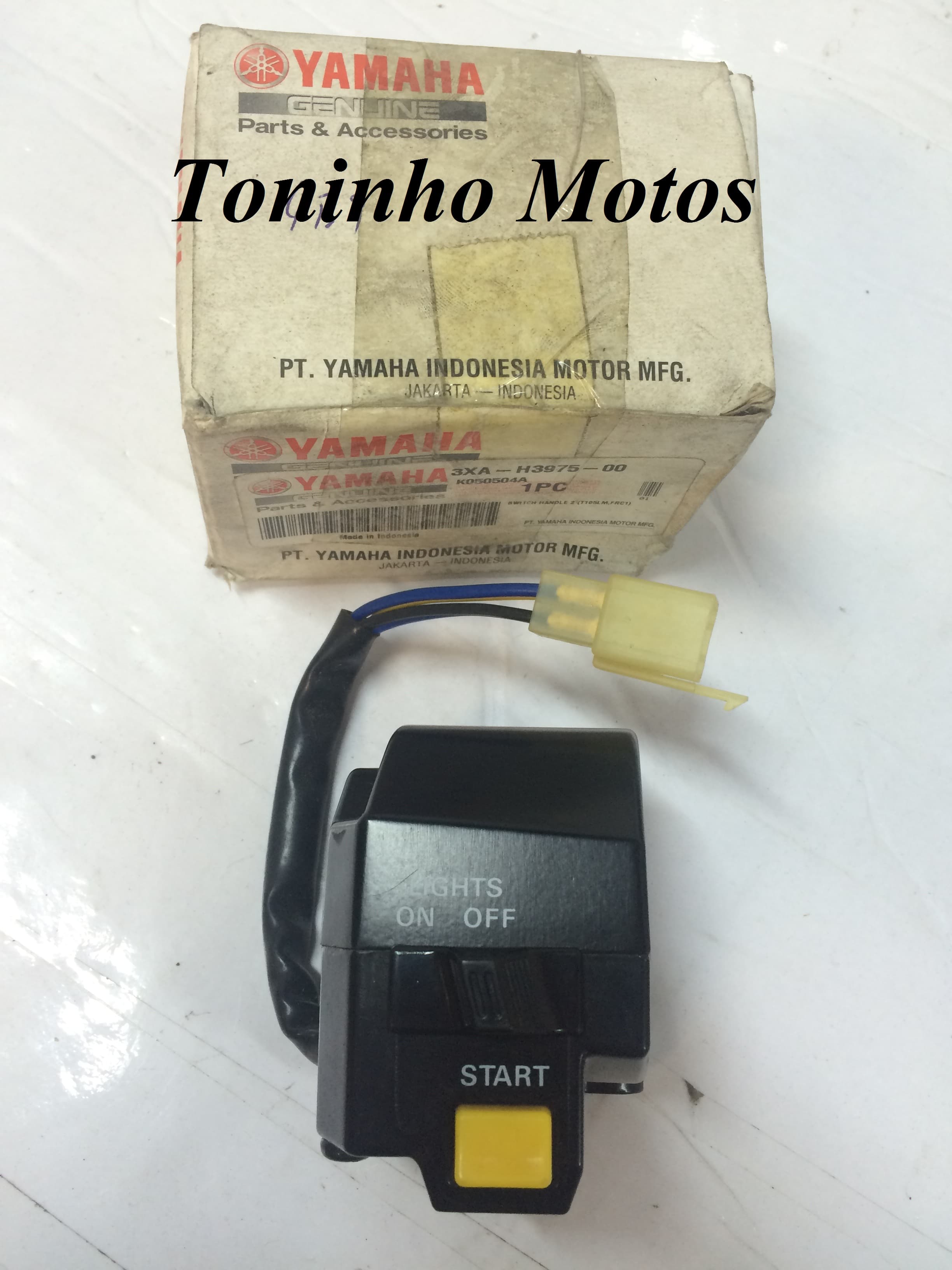 INTERRUPTOR GUIDÃO DIREITO YAMAHA CRYPTON 105 1998 Á 2004