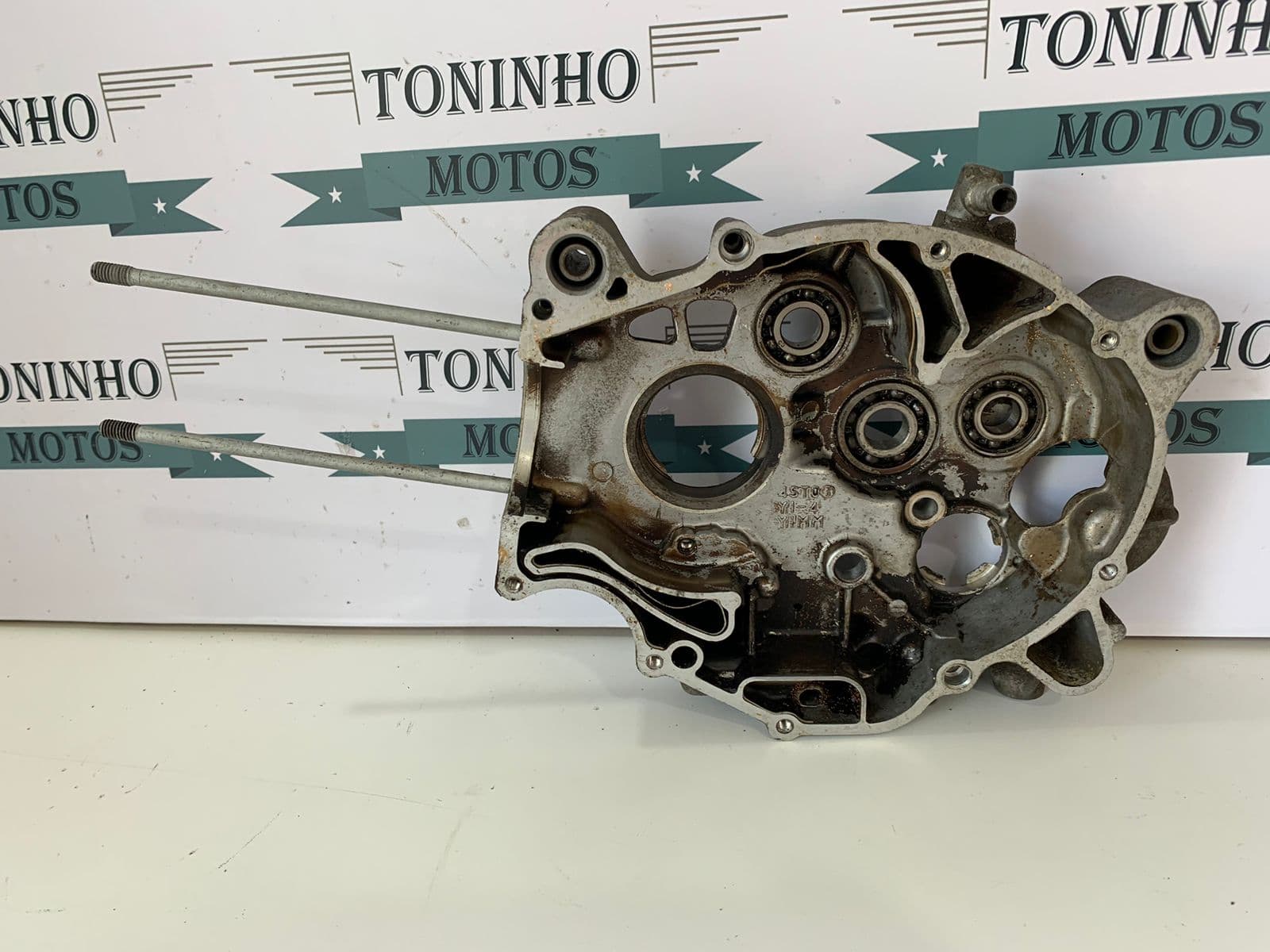 BLOCO DO MOTOR LADO DIREITO YAMAHA CRYPTON 105 2001 Á 2004 — imagem 6