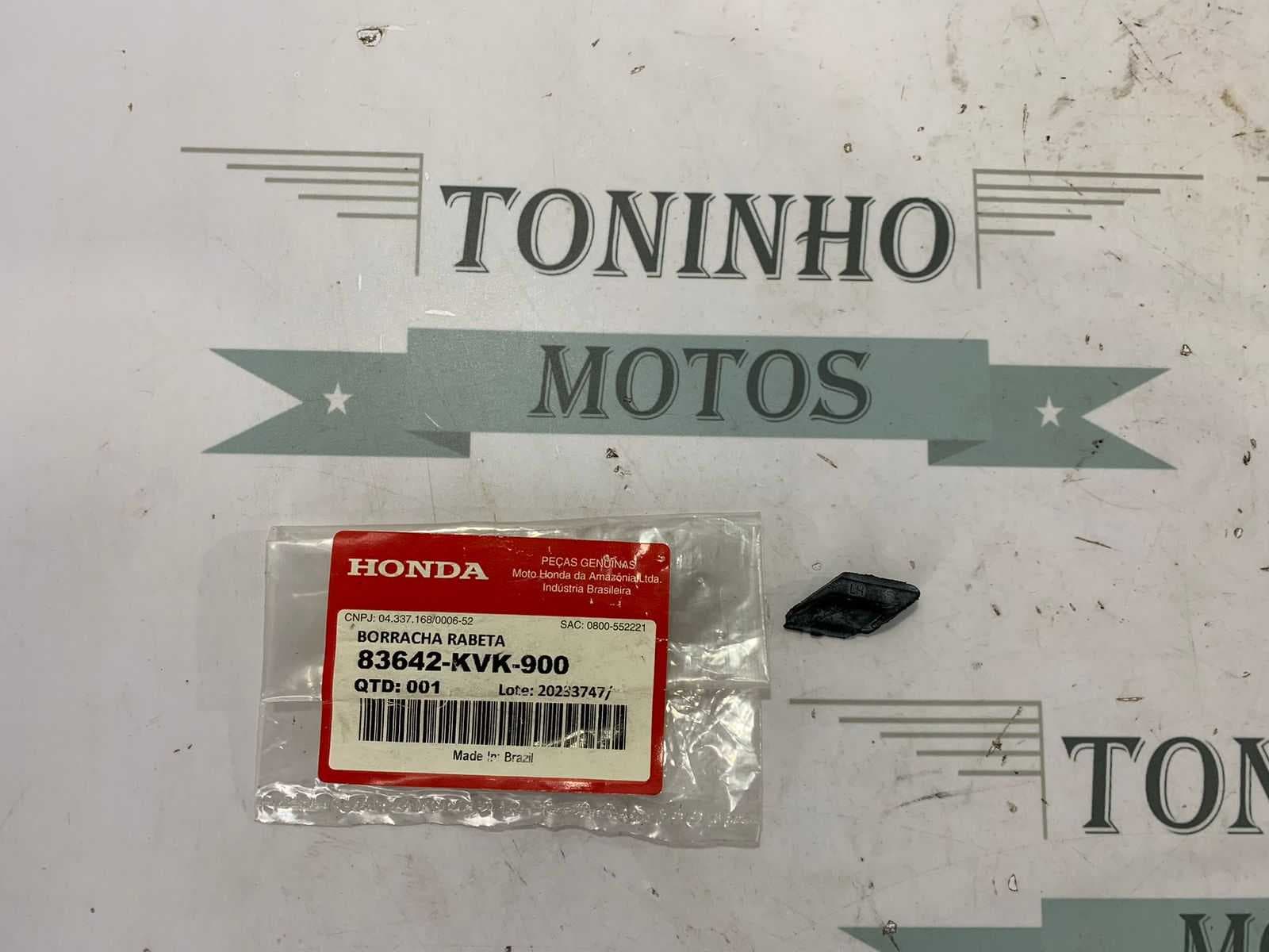 BORRACHA RABETA TRASEIRA ESQUERDO HONDA CB300 2009 À 2015