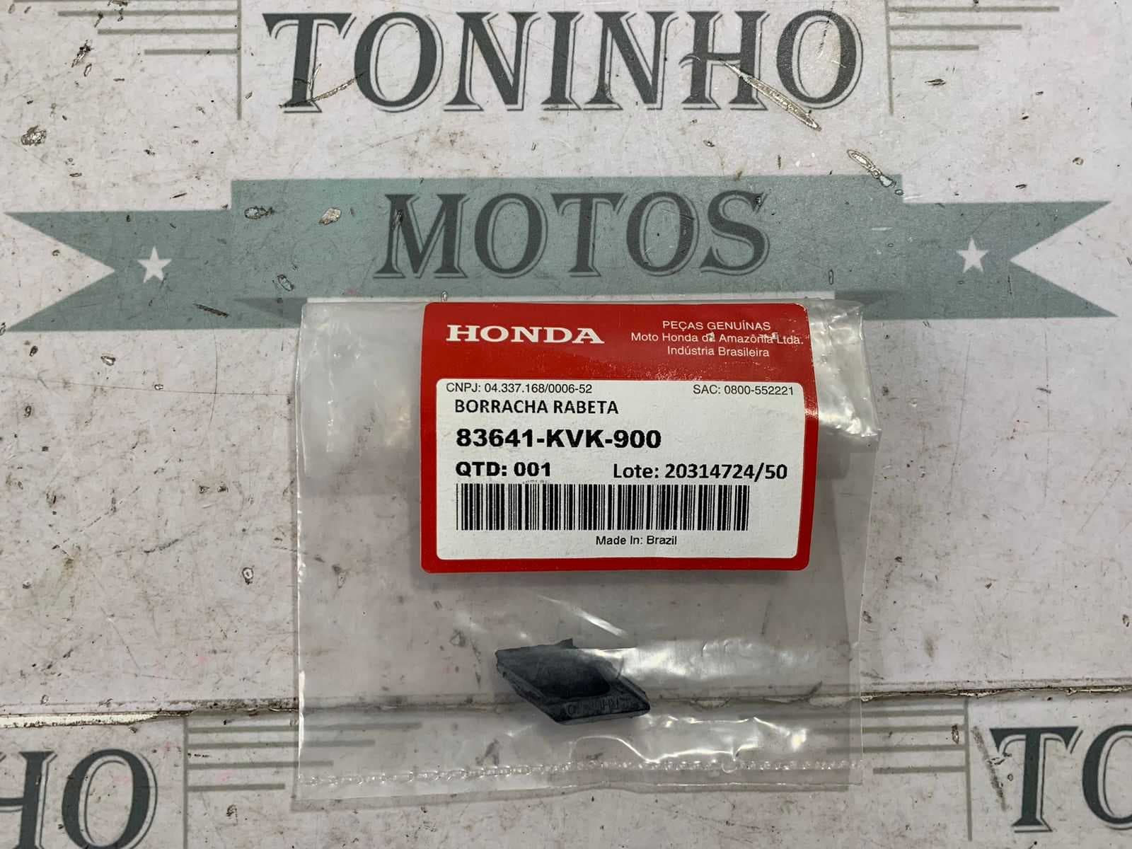 BORRACHA RABETA TRASEIRA DIREITO HONDA CB300 2009 À 2015