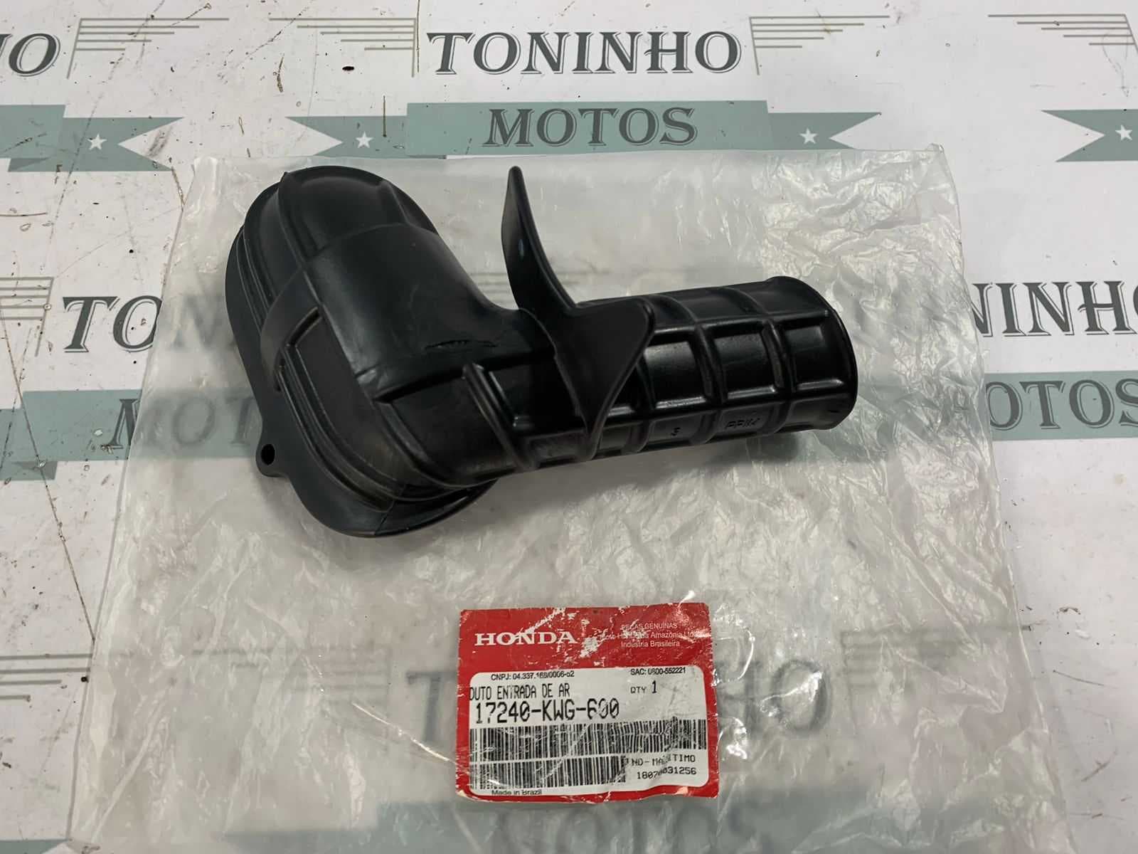 DUTO DA TAMPA DO FILTRO DE AR HONDA FAN 125 2009 À 2013