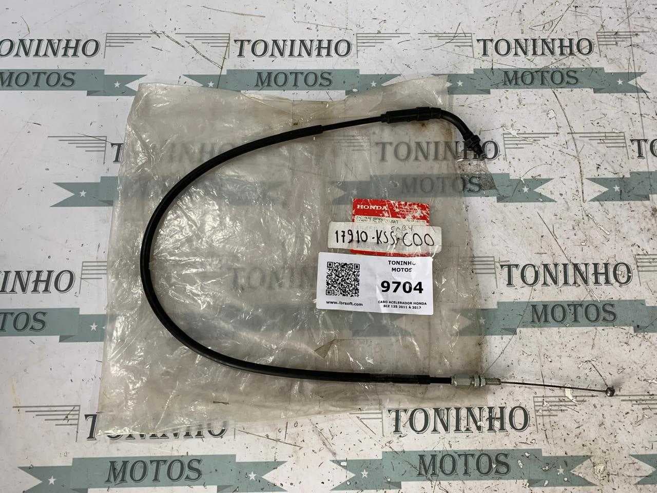 CABO ACELERADOR HONDA BIZ 125 2011 Á 2017