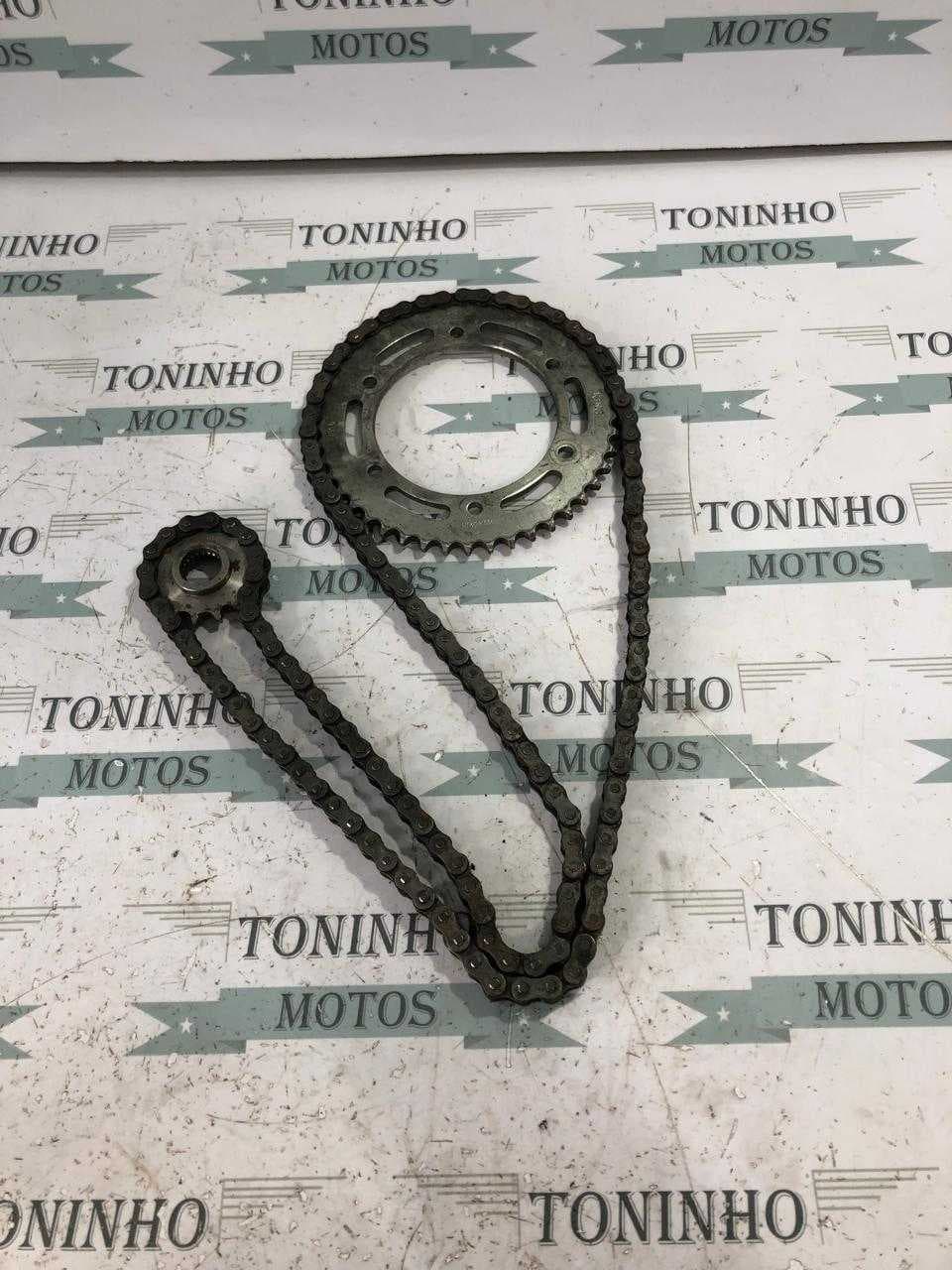 KIT CORRENTE YAMAHA FAZER 250 2006 Á 2017 MARCA KING 15X45