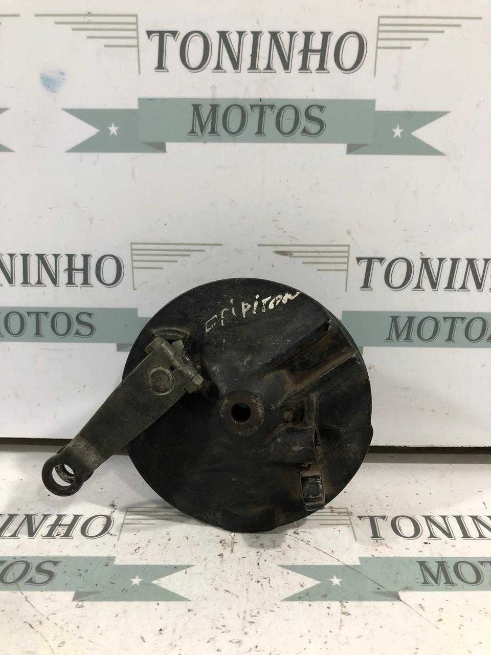 ESPELHO DE FREIO DIANTEIRO YAMAHA CRYPTON 105 INCOMPLETO