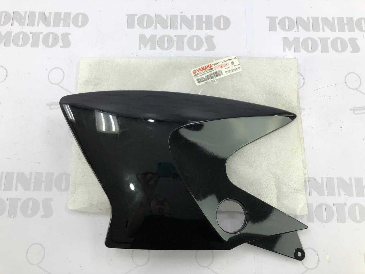 ABA DE TANQUE ESQUERDO YAMAHA FACTOR 125 2009 À 2013 (PRETO)