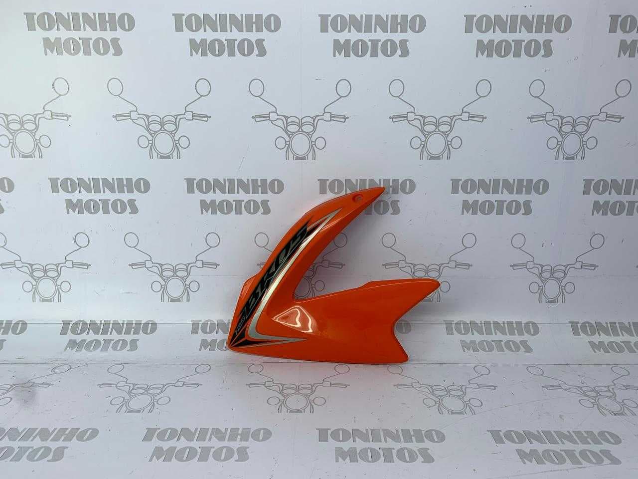 ABA DE TANQUE LADO ESQUERDO HONDA BROS 150 2011 Laranja