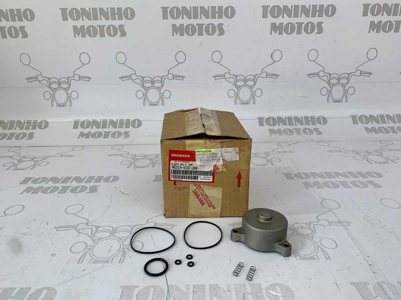 TAMPA MOTOR DE PARTIDA C/ ESCOVAS HONDA BIZ 125 2011 À 2019