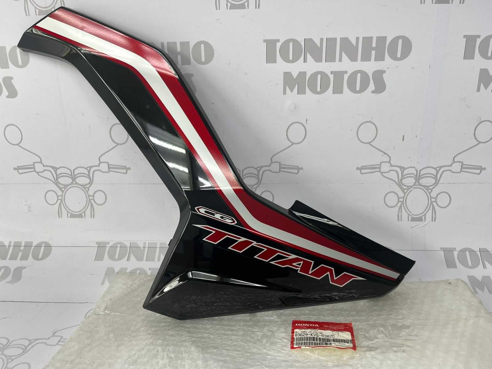 TAMPA LATERAL LADO ESQUERDO HONDA TITAN 160 EX 2020 À 2021