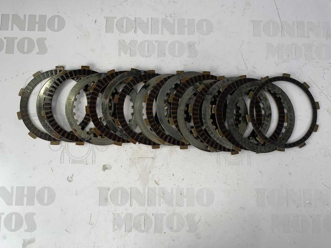 JOGO DE DISCO E SEPARADOR HONDA CB600F HORNET 2004 A 2007