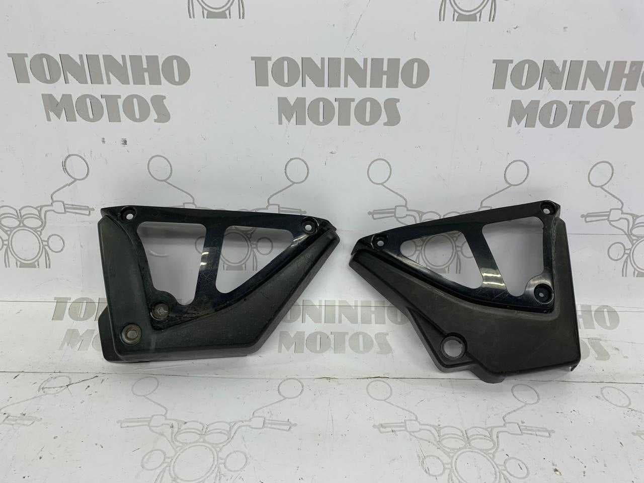 JOGO TAMPA LATERAL INFERIOR HONDA TITAN 150 2004 À 2008
