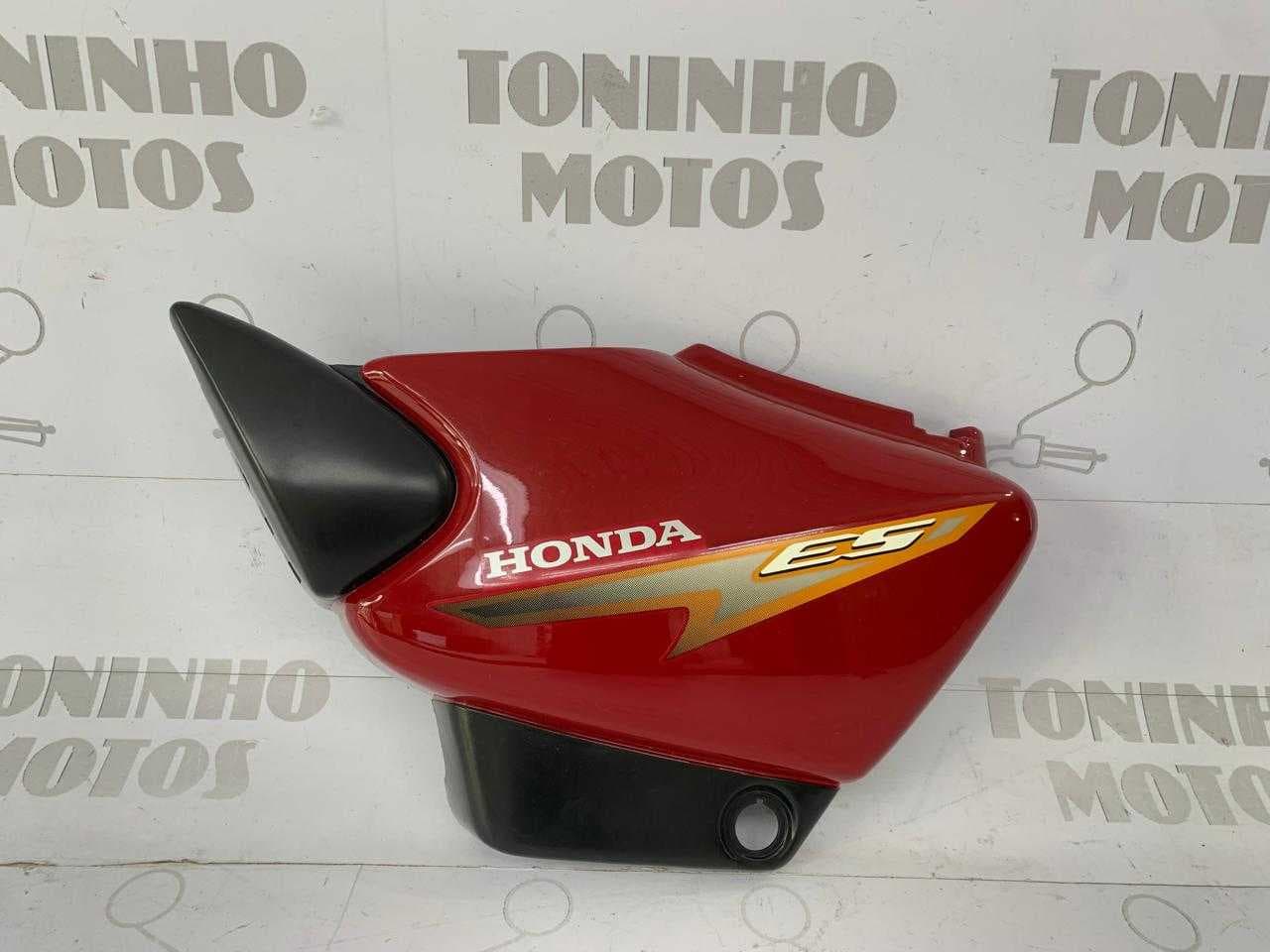 TAMPA LATERAL ESQUERDO HONDA CG 125 TITAN ES 2002 - VERMELHO