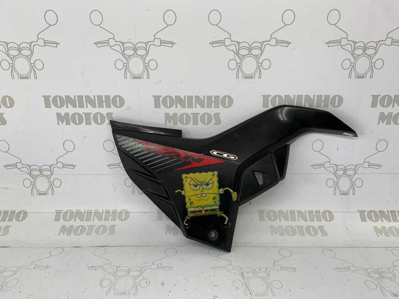 TAMPA LATERAL DIREITO HONDA FAN 160 2018/2019