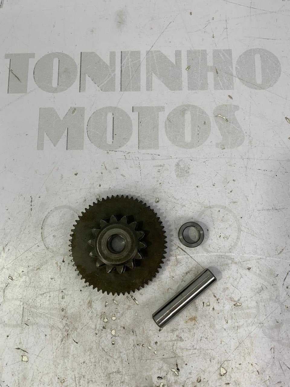 ENGRENAGEM DUPLA PARTIDA HONDA TITAN 160 / BROS 160 / XRE190