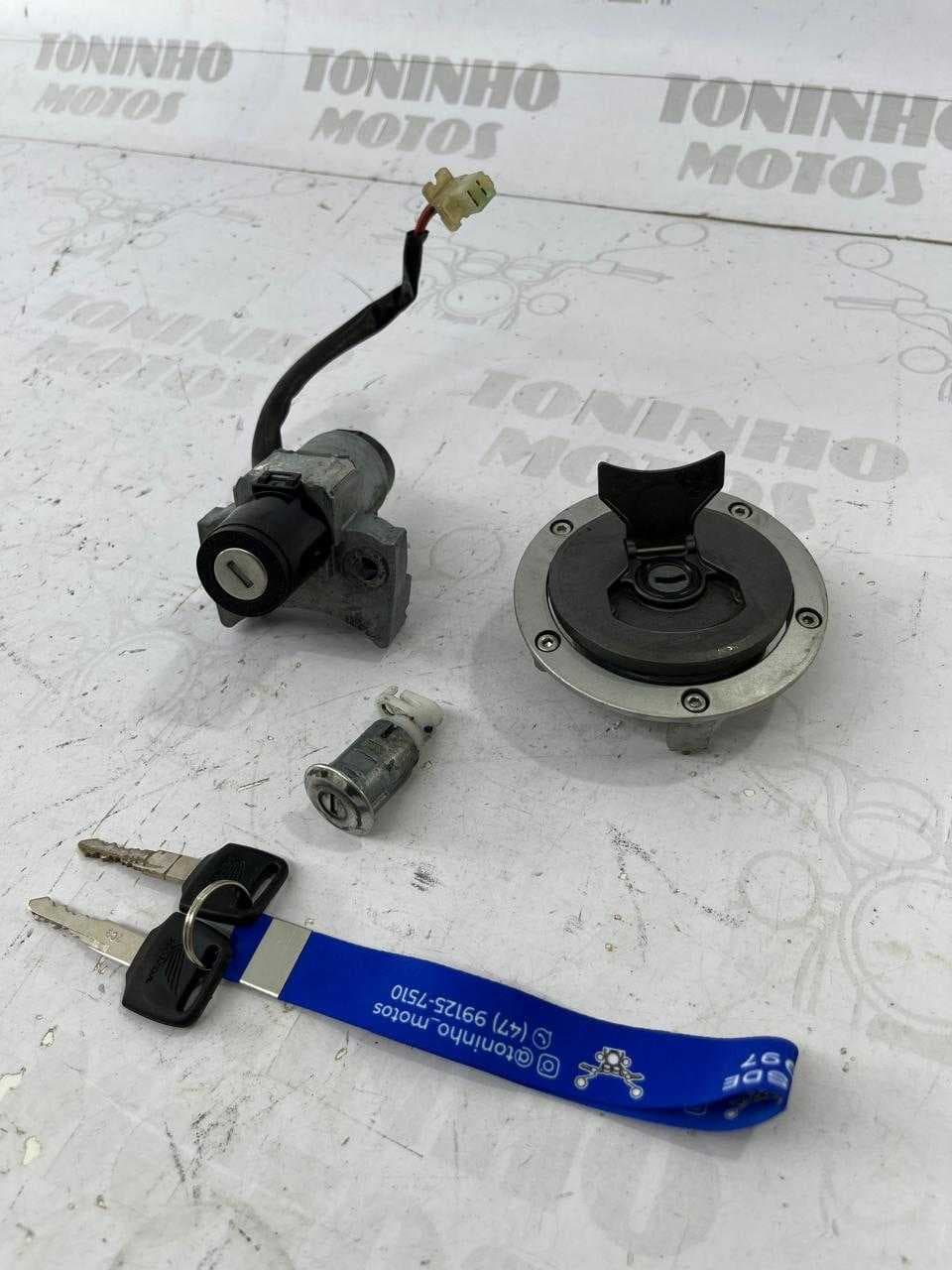 KIT IGNIÇAO TAMPA TANQUE HONDA CB250F TWISTER 2015 A 2022