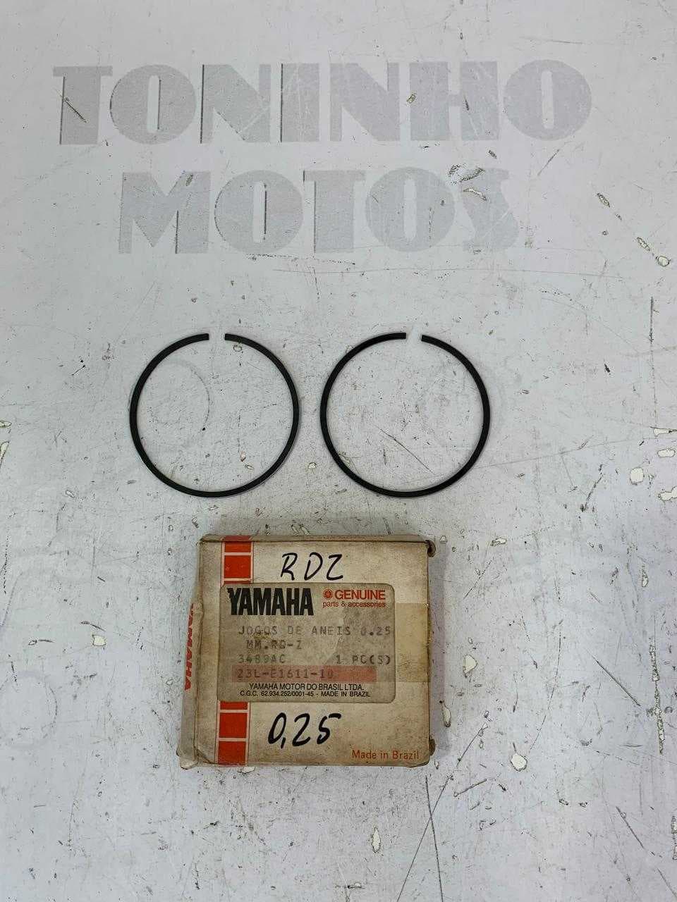 JOGO ANEIS YAMAHA RDZ 125 MEDIDA 0,25