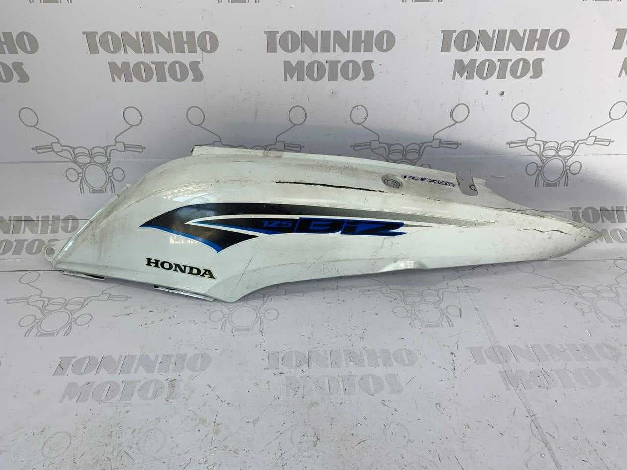 TAMPA LATERAL LADO ESQUERDO HONDA BIZ 125 2014 - Branco