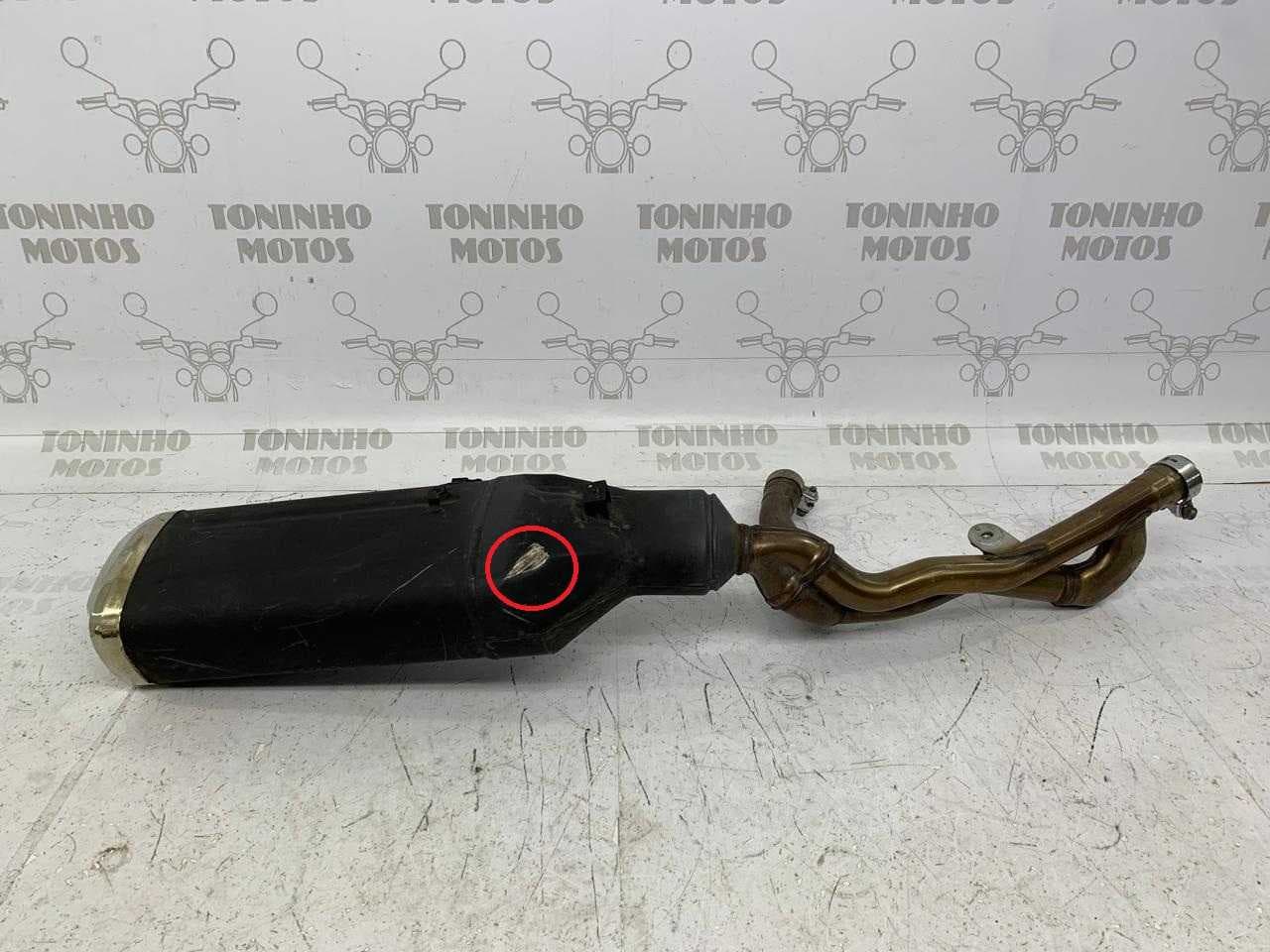 PONTEIRA ESCAPAMENTO SUZUKI VSTROM 650 2019 À 2025