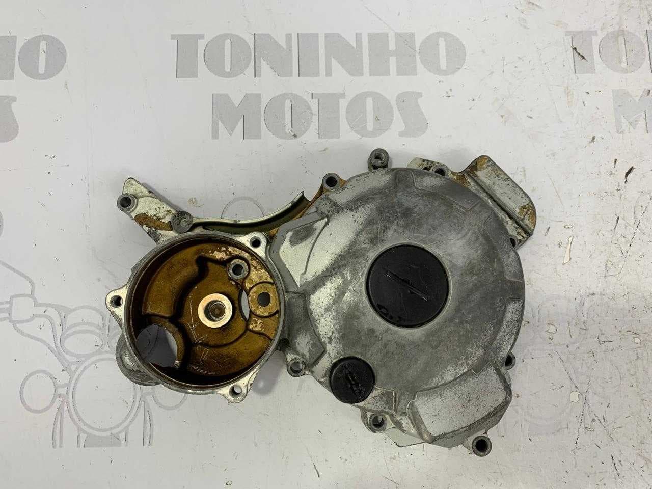 TAMPA MOTOR LADO ESQUERDO YAMAHA FAZER 250 2006 A 2017