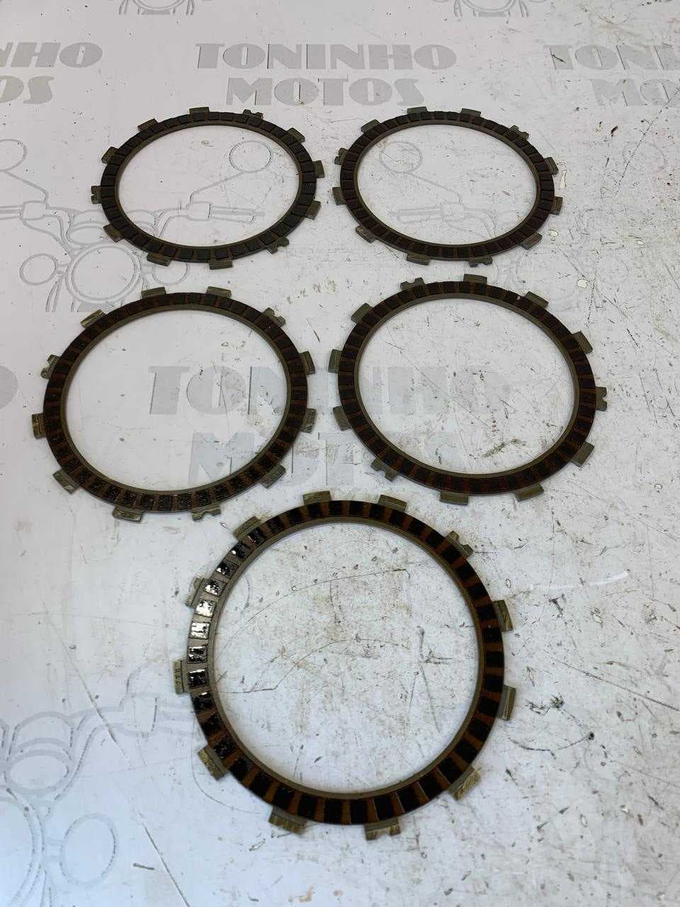 JOGO DE DISCO DE EMBREAGEM KAWASAKI NINJA 250R 2009/2010