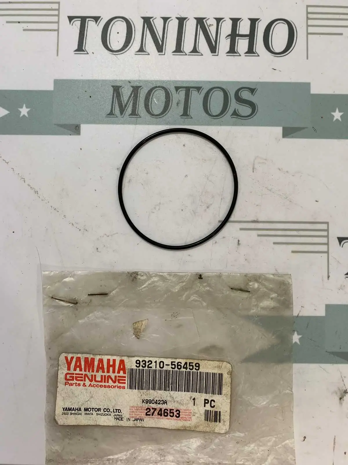 ANEL BORRACHA INFERIOR CILINDRO YAMAHA CRYPTON 105 1998