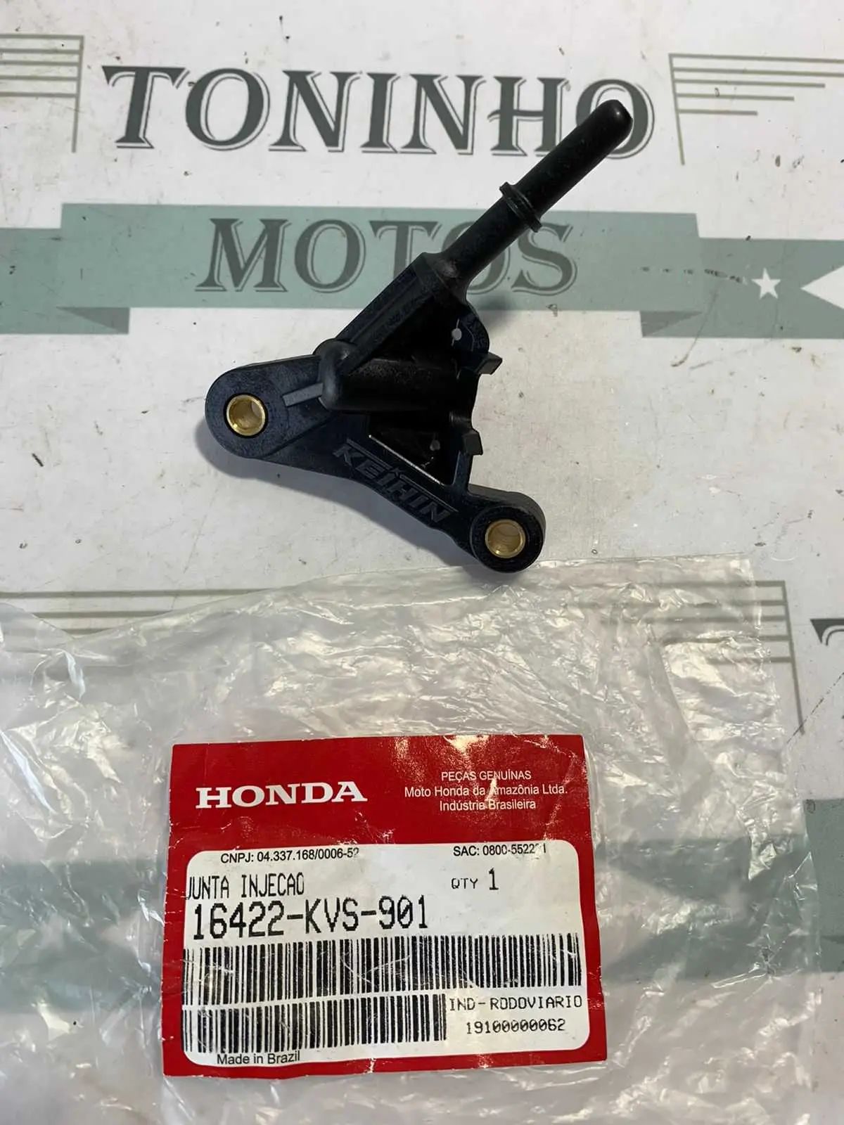 SUPORTE BICO INJEÇÃO HONDA TITAN 150 2009 / BROS 150 2009
