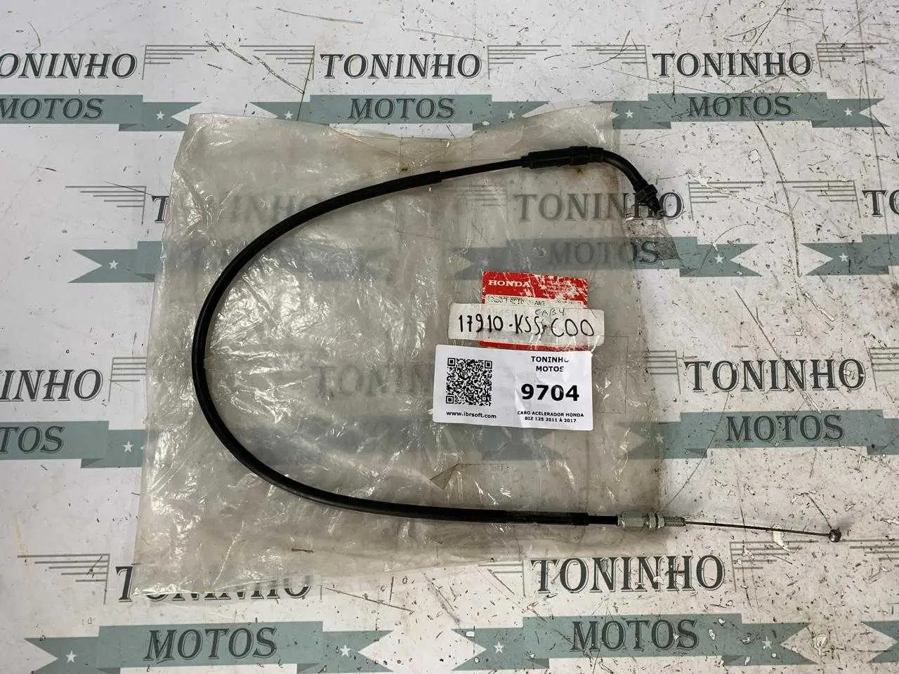 CABO ACELERADOR HONDA BIZ 125 2011 Á 2017