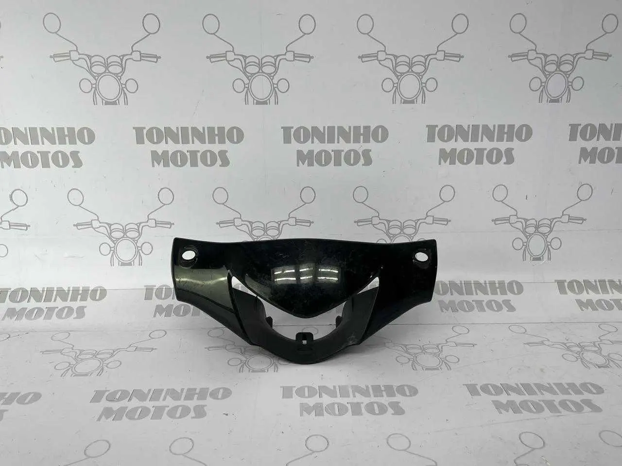 MOLDURA DO FAROL HONDA BIZ 125 2006 Á 2010 PRETO