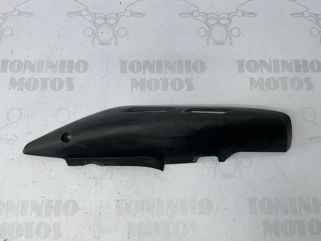 PROTEÇÃO PONTEIRA ESCAPAMENTO HONDA BROS 160 2015 À 2021