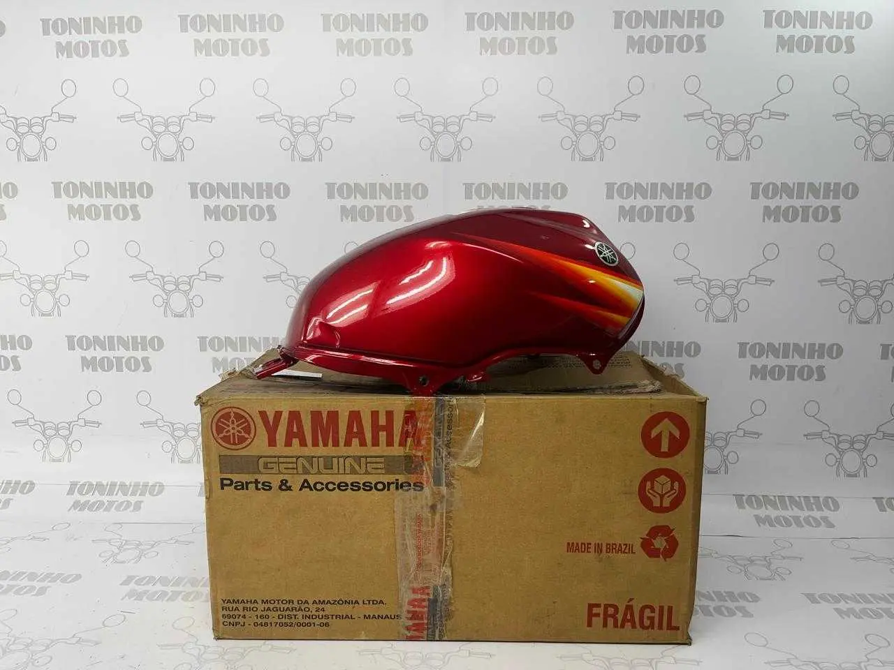 Tanque de Combustível Yamaha YBR 125 2005 Vermelho