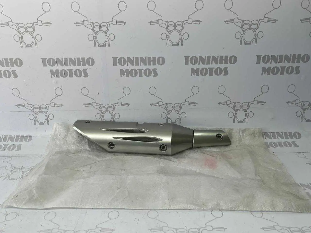 PROTEÇÃO PONTEIRA ESCAPAMENTO YAMAHA FAZER 250 2011 Á 2016