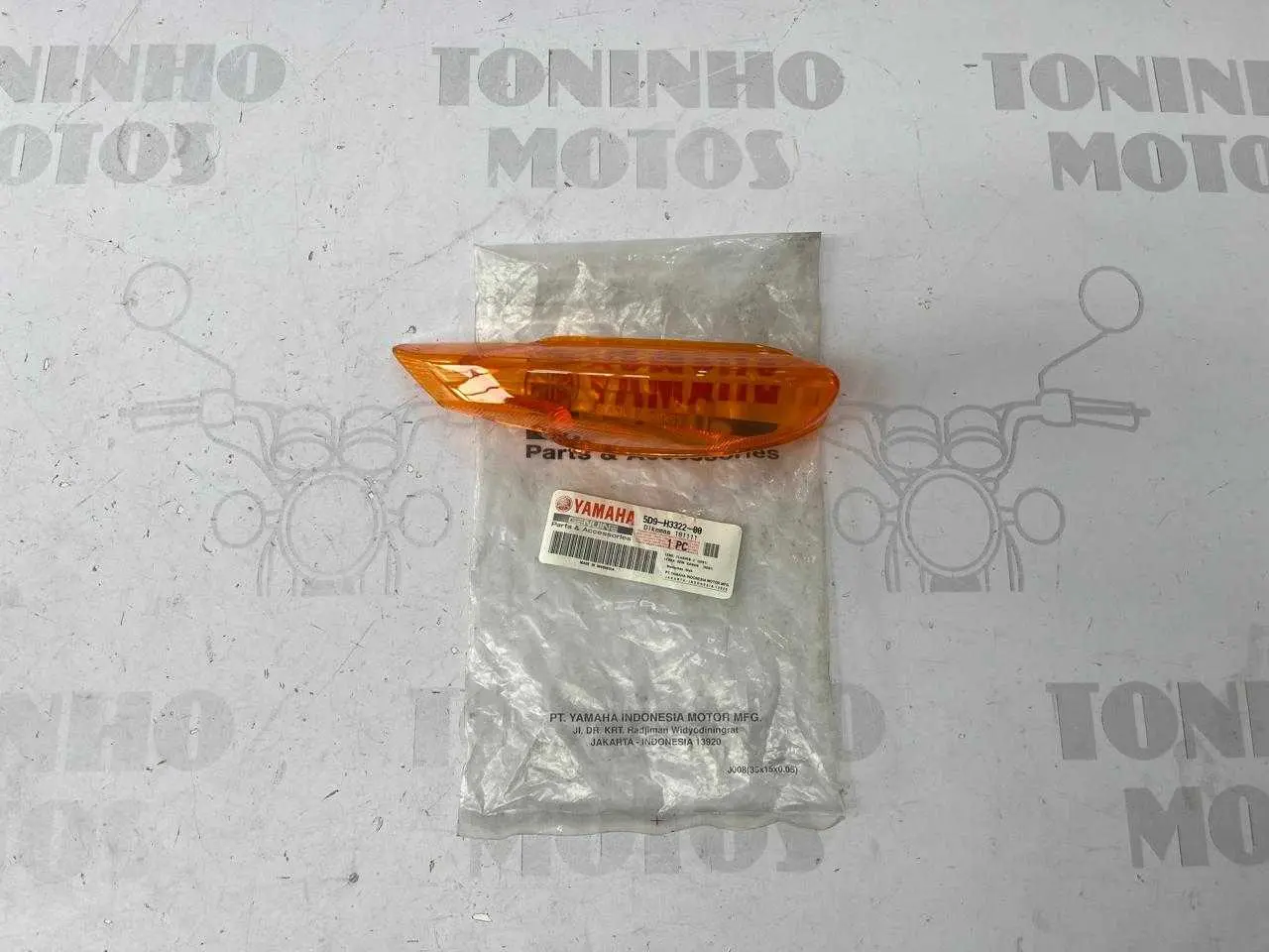 LENTE PISCA DIANTEIRO DIREITO YAMAHA CRYPTON 115 2010/2011