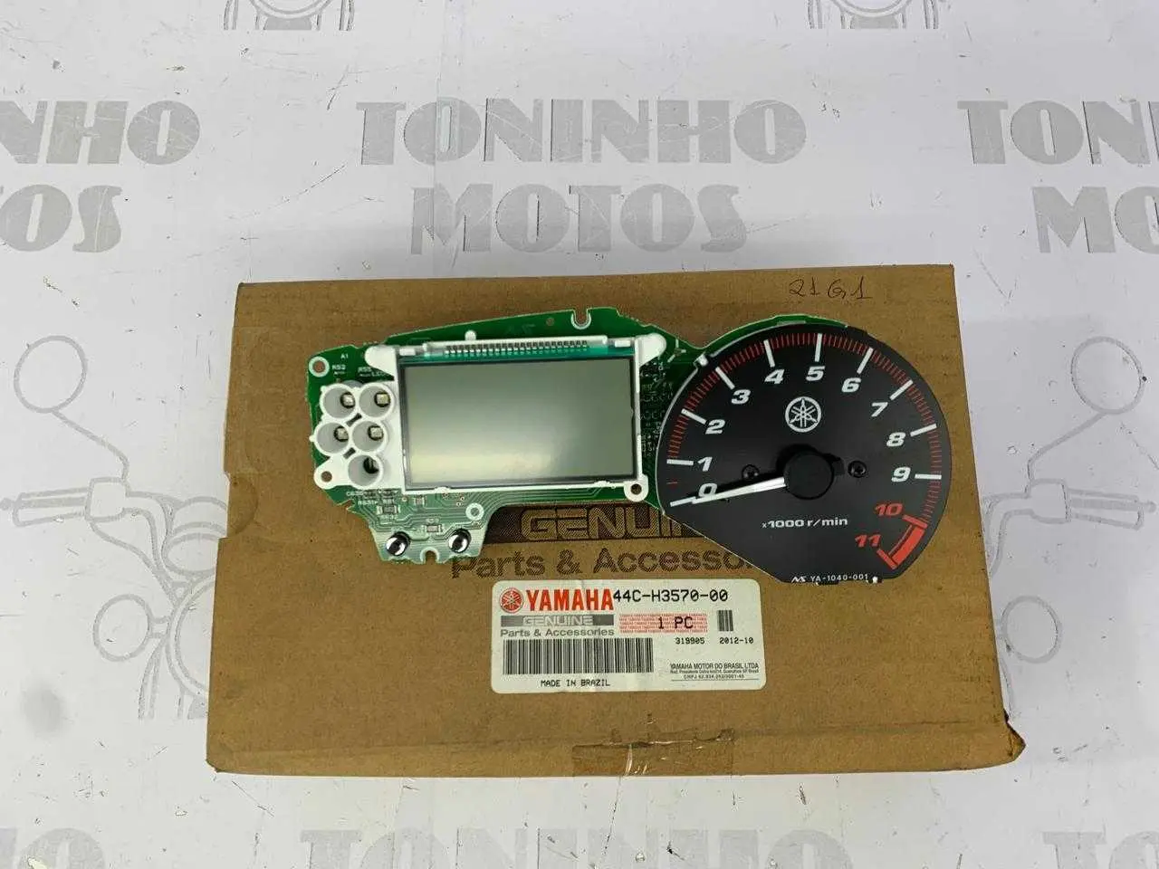 PLACA DO PAINEL YAMAHA FAZER 250 2011 Á 2013