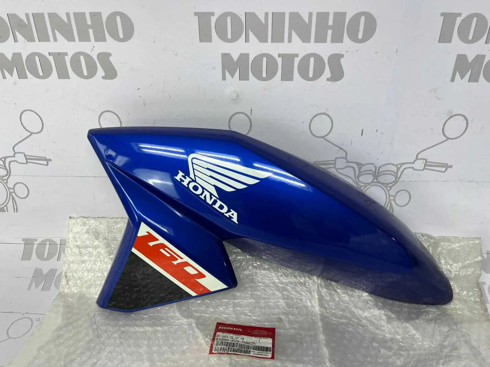 ABA DE TANQUE LADO ESQUERDO HONDA TITAN 160 EX 2019