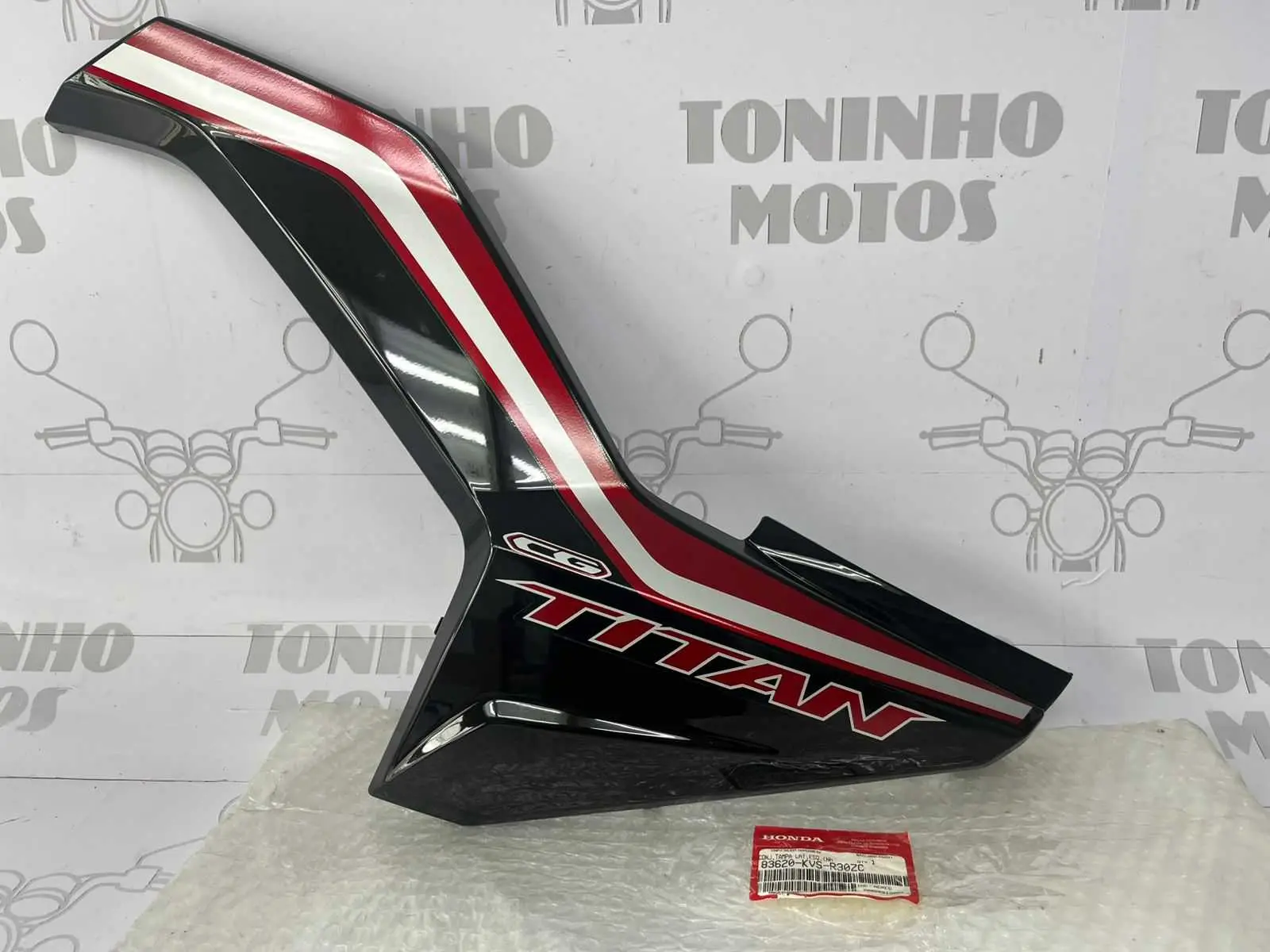 TAMPA LATERAL LADO ESQUERDO HONDA TITAN 160 EX 2020 À 2021