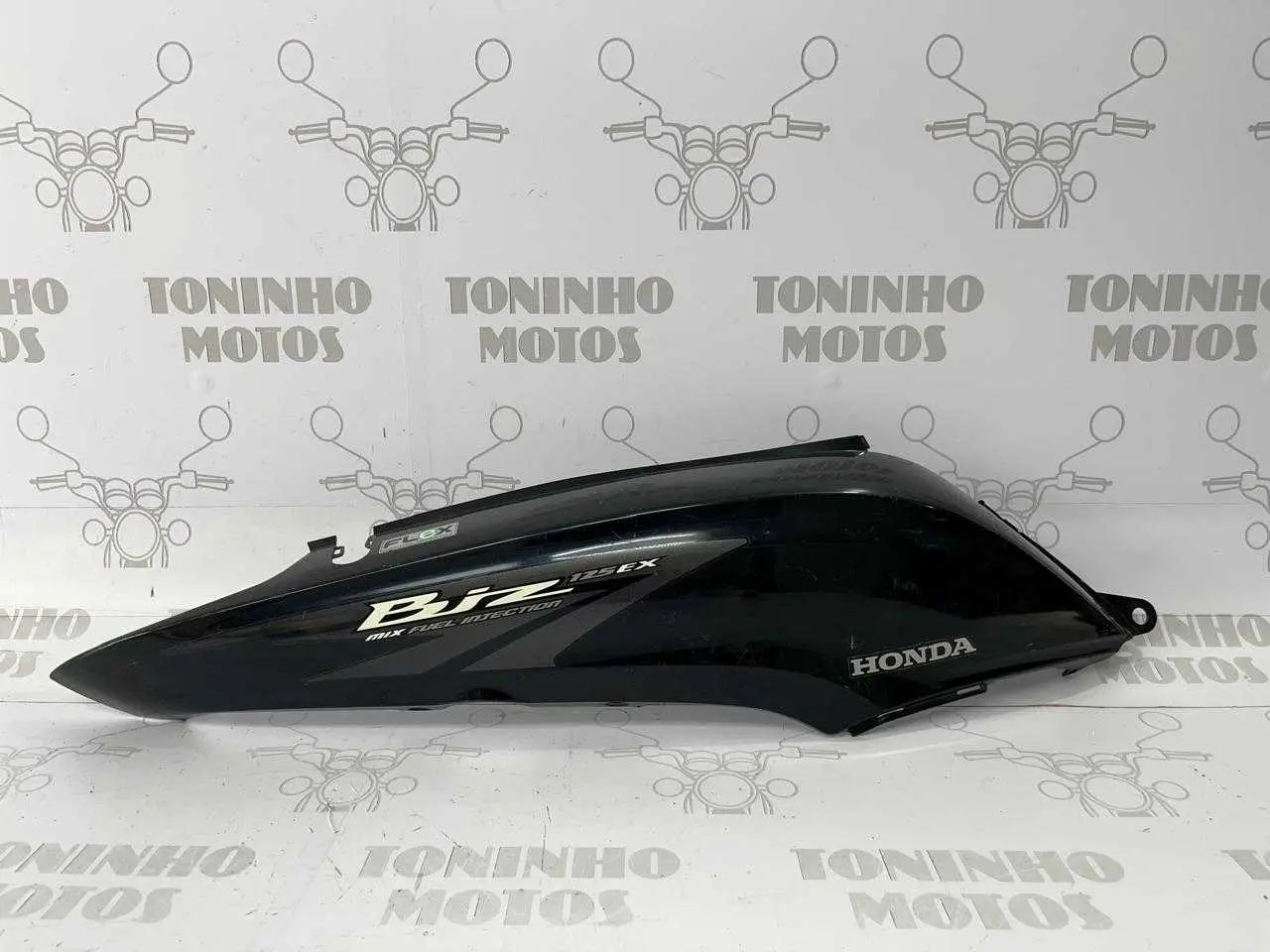 TAMPA LATERAL LADO DIREITO HONDA BIZ 125 EX 2011 - AZUL