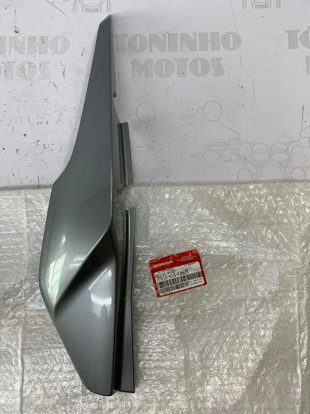 RABETA TRASEIRA LADO DIREITO HONDA CG160 ESD 2020 Prata