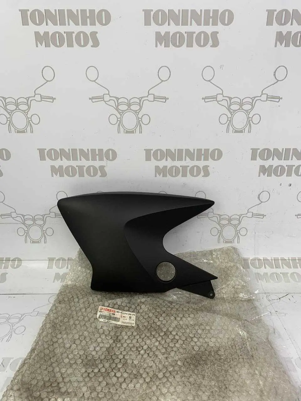 ABA TANQUE ESQUERDO YAMAHA FACTOR 125 2012 - PRETO FOSCO