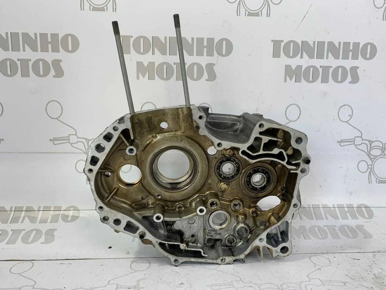 CARCAÇA MOTOR LADO DIREITO HONDA FAN 125 2009 À 2013