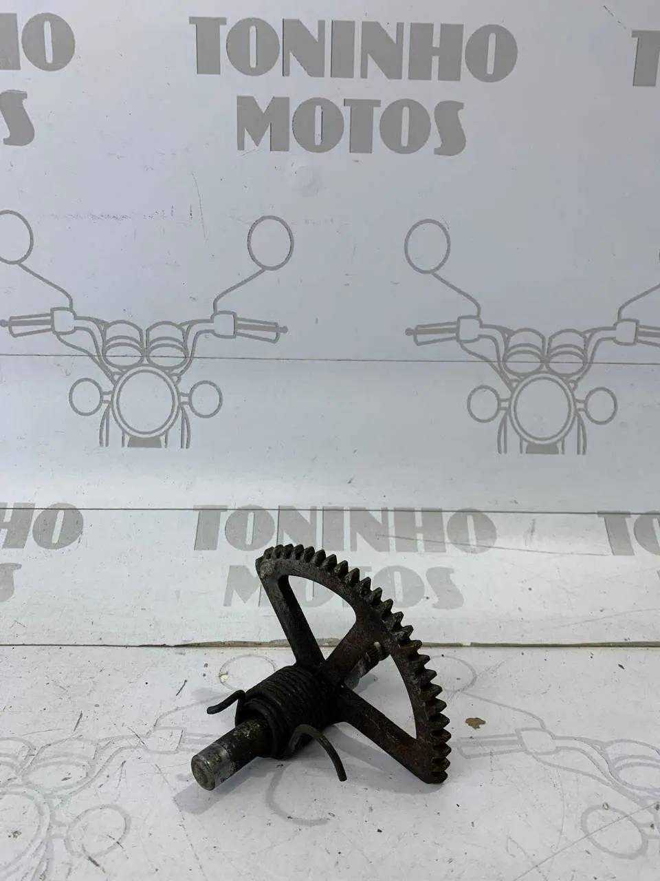 EIXO DA PARTIDA COM MOLA SUZUKI BURGMAN 125 AN